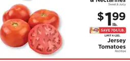 ShopRite Jersey Tomatoes offer