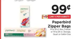 ShopRite Paperbird Zipper Bags offer