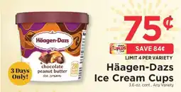 ShopRite Häagen-Dazs Ice Cream Cups offer