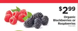 ShopRite Organic Blackberries or Raspberries offer