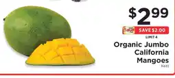 ShopRite Organic Jumbo California Mangoes offer