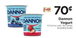ShopRite Dannon yogurt offer