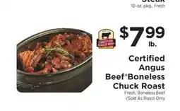 ShopRite Certified Angus Beef Boneless Chuck Roast offer