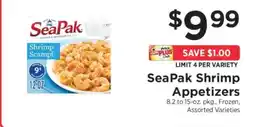 ShopRite SeaPak Shrimp Appetizers offer
