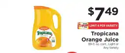 ShopRite Tropicana Orange Juice offer
