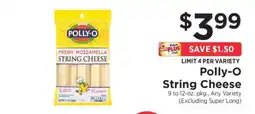 ShopRite Polly-O String Cheese offer