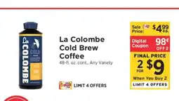 ShopRite LA COLOMBE COLD BREW COFFEE offer
