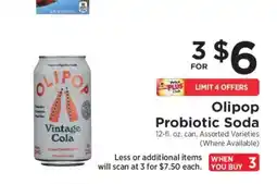 ShopRite Olipop probiotic soda offer
