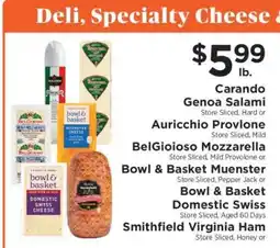 ShopRite Deli, Specialty Cheese & Meats offer
