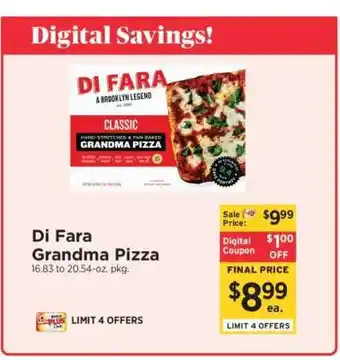 ShopRite Di Fara Grandma Pizza offer