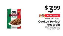 ShopRite Cooked Perfect Meatballs offer