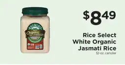ShopRite Rice Select White Organic Jasmati Rice offer