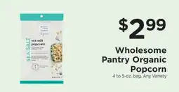 ShopRite Wholesome Pantry Organic Popcorn offer