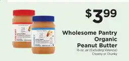 ShopRite Wholesome Pantry Organic Peanut Butter offer