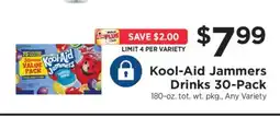ShopRite Kool-Aid Jammers Drinks 30-Pack offer