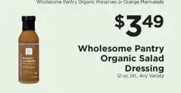 ShopRite Wholesome Pantry Organic Salad Dressing offer
