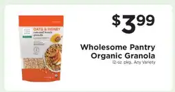 ShopRite Wholesome Pantry Organic Granola offer