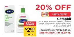 ShopRite Cetaphil offer