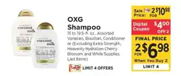 ShopRite OXY Shampoo offer