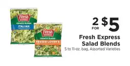 ShopRite Fresh Express Salad Blends offer
