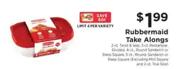 ShopRite Rubbermaid Take Alongs offer