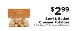ShopRite Bowl & Basket Creamer Potatoes offer