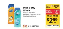 ShopRite Dial Body Wash offer