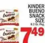 C Town Kinder Bueno Snack Size offer
