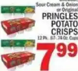 C Town Pringles Potato Crisps offer