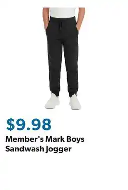 Sam's Club Member's Mark Boys Sandwash Jogger offer