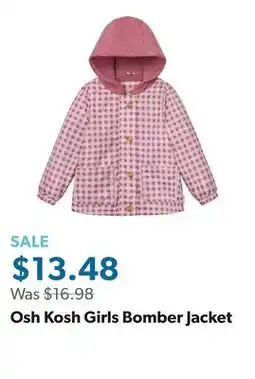 Sam's Club Osh Kosh Girls Bomber Jacket offer