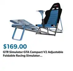 Sam's Club GTR Simulator GTA Compact V2 Adjustable Foldable Racing Simulator Cockpit offer