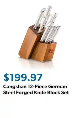Sam's Club Cangshan 12-Piece German Steel Forged Knife Block Set offer