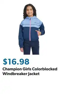Sam's Club Champion Girls Colorblocked Windbreaker Jacket offer