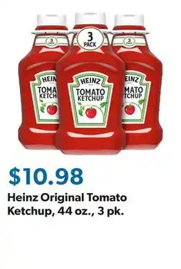 Sam's Club Heinz Original Tomato Ketchup, 44 oz., 3 pk offer