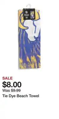 TJ Maxx Tie Dye Beach Towel offer