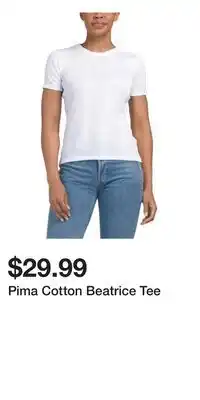 TJ Maxx Pima Cotton Beatrice Tee offer
