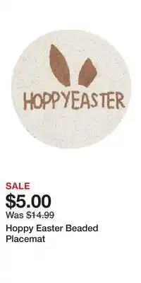 TJ Maxx Hoppy Easter Beaded Placemat offer