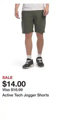 TJ Maxx Active Tech Jogger Shorts offer