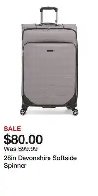 TJ Maxx 28in Devonshire Softside Spinner offer