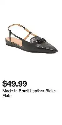 TJ Maxx Made In Brazil Leather Blake Flats offer