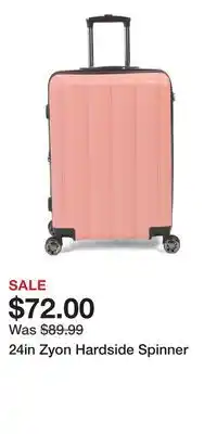 TJ Maxx 24in Zyon Hardside Spinner offer