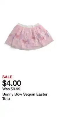 TJ Maxx Bunny Bow Sequin Easter Tutu offer