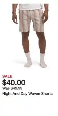 TJ Maxx Night And Day Woven Shorts offer