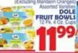 Bravo Supermarkets Dole fruit bowls offer