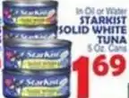 Bravo Supermarkets Starkist solid white tuna offer