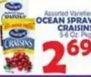 Bravo Supermarkets Ocean sprayusion craisins offer