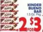 Bravo Supermarkets Kinder bueno bar offer
