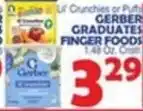 Bravo Supermarkets Gerber graduates finger foods offer