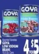 Bravo Supermarkets Gova low sodium beans offer
